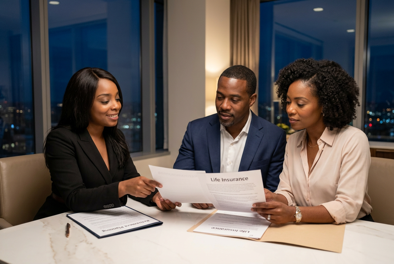 Sheree Rogan meeting with clients